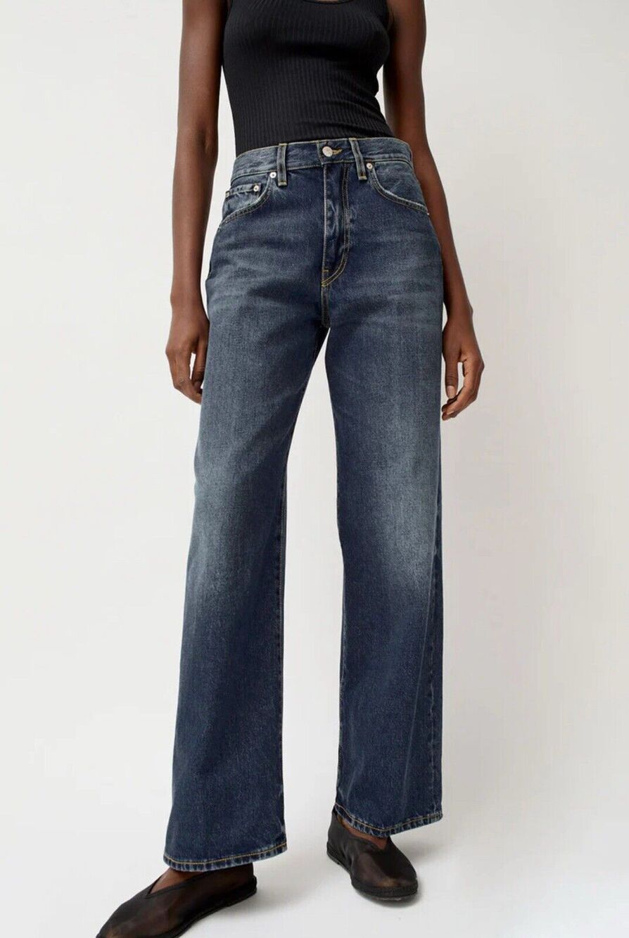 NWT 6397 Wide Jeans Blue Light Worn 27